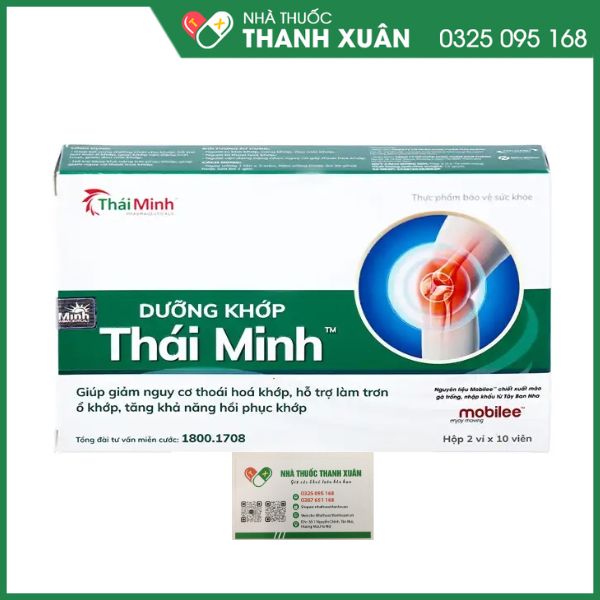 Dưỡng khớp Thái Minh bổ sung dưỡng chất cho khớp